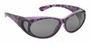  Fitover Overzetzonnebril Sonnen&uuml;berbrille purple Panther