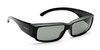  Fitover Overzetzonnebril Sonnen&uuml;berbrille Fit black