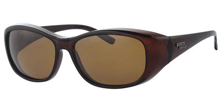Overzet zonnebril Sonnenbrillen shield Plus brown
