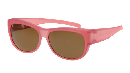  Fitover Overzetzonnebril Sonnen&uuml;berbrille Wayfarer pink VZ0023LQ