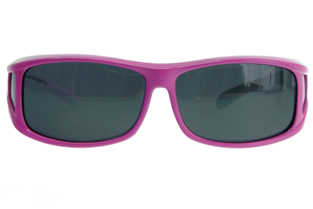 Fitover sunglasses Overzet zonnebril Sonnen &Uuml;berbrillen Junior pink (S)