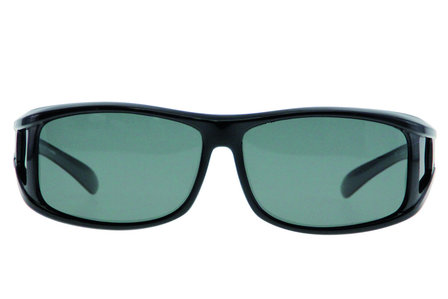 Fitover sunglasses Overzet zonnebril Sonnen &Uuml;berbrillen Move Black front