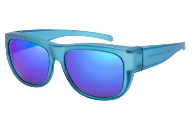 Overzet zonnebril Cover24 blue mirror (l/xl)
