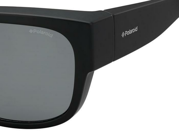 Polaroid Suncover 80's black  overzetbril