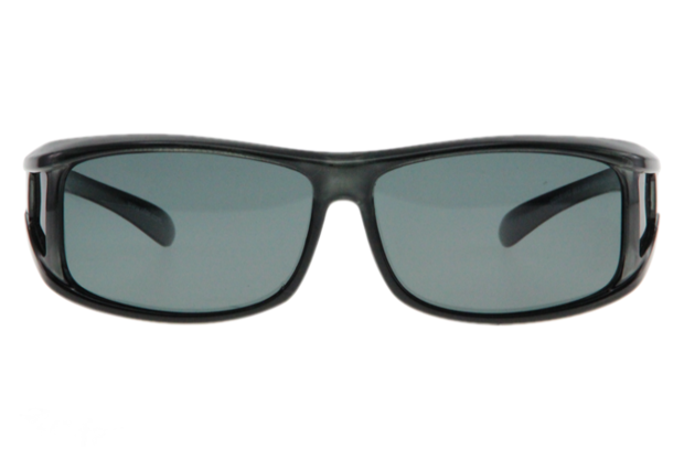  Fitover sunglasses Overzet zonnebril Sonnen Überbrillen Fitover Metallic grey front
