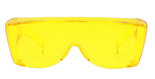 lowvision overzetbril lemon / geel