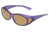 Fitover Overzetzonnebril Sonnenüberbrille Fitover Lila