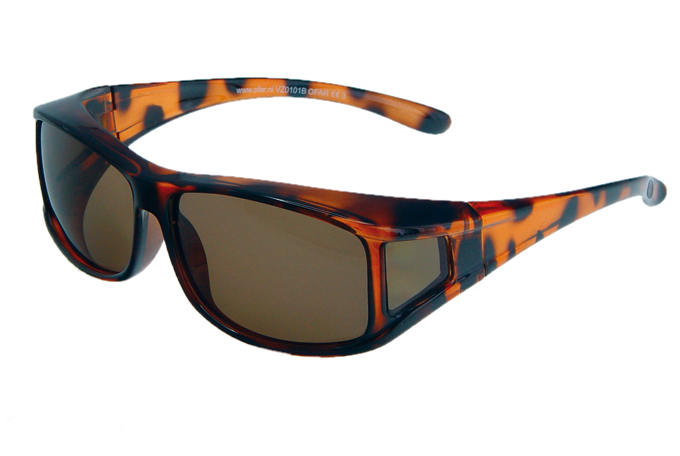 Fitover junior Overzetzonnebril Sonnenüberbrille Junior havanna